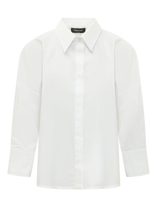 26SS 파비아나 필리피 셔츠 CAD266F309L582 21 BIANCO OTTICO