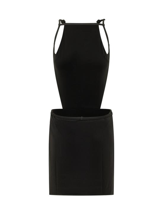 26SS 쿠레쥬 숏 원피스 226CRO861VI0071 9999 BLACK - COURREGES