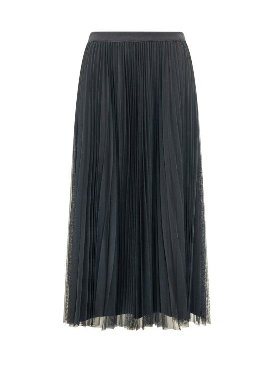 26SS 파비아나 필리피 롱 스커트 GND266F426L738 5146 BLU NOTTE