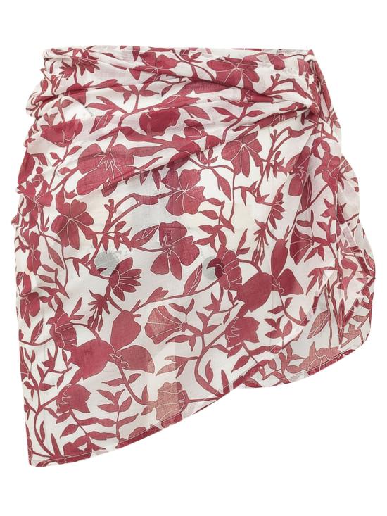 26SS 선덱 숏 스커트 W962PAVL37H A907H DEEP SCARLET - SUNDEK