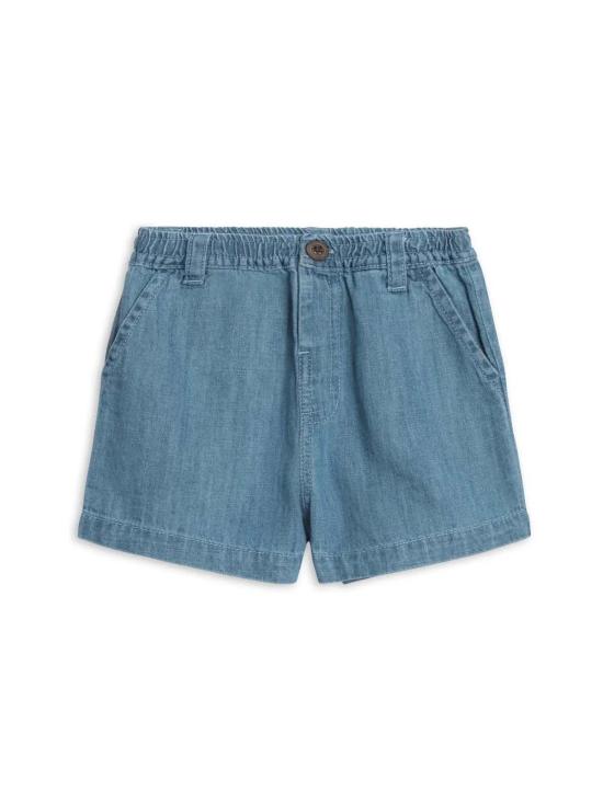  [키즈] 컬러드 오가닉스 데님 숏팬츠 키즈  루크 샴브레이 반바지