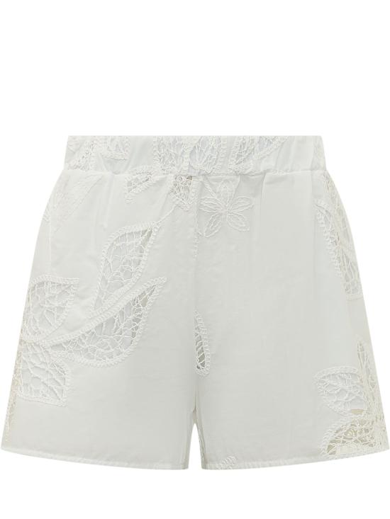 26SS 선덱 숏팬츠 W268WKSG300 00600 WHITE