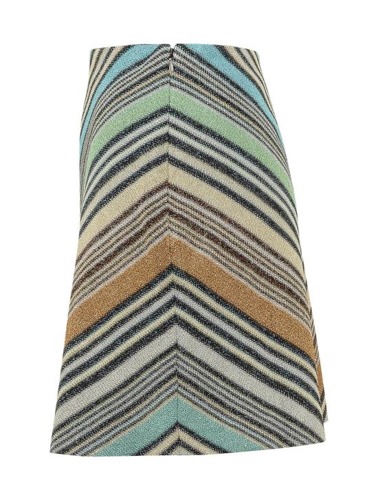 26SS 미소니 스커트 DS26SH1WBR0158 S72Q7 MULITCOLOR LIGHT BLUE - MISSONI