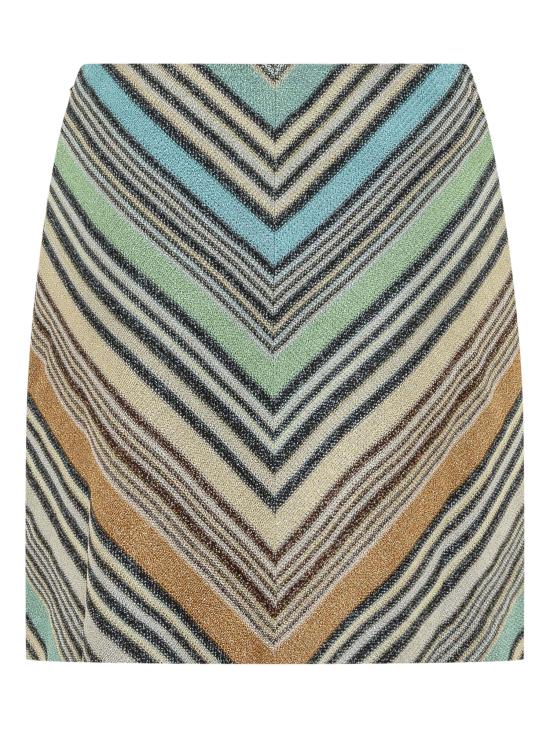 26SS 미소니 스커트 DS26SH1WBR0158 S72Q7 MULITCOLOR LIGHT BLUE - MISSONI