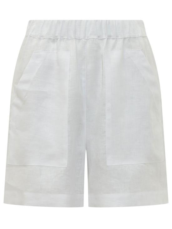 26SS 선덱 숏팬츠 W224WKLN100 00600 WHITE