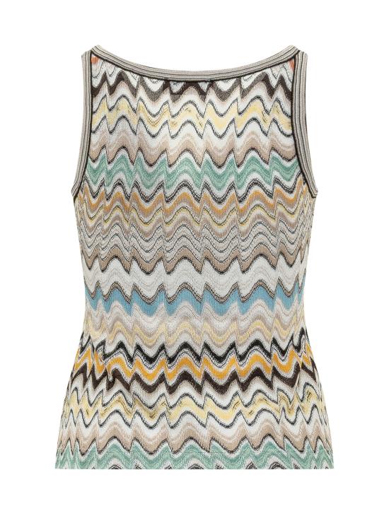 26SS 미소니 반팔 티셔츠 DS26SK19BR015B SMSNN MULTICOLOR BEIGE - MISSONI