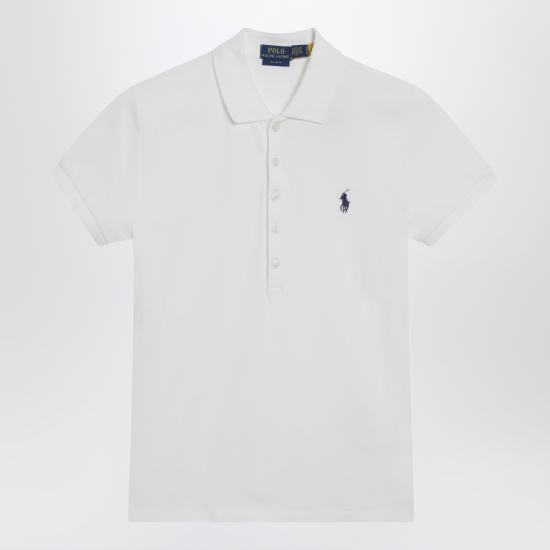 26SS 폴로 랄프로렌 슬림핏 스트레치 폴로 셔츠 211B18200015CO White