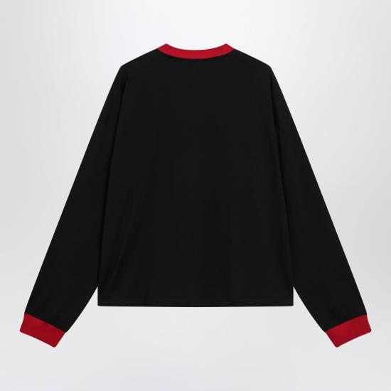 26SS 베르사체 긴팔 티셔츠 10245871A17894 Black - VERSACE