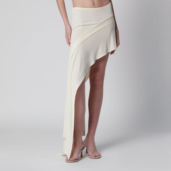 26SS 프란체스코 무라노 미디 스커트 SK435T04 White