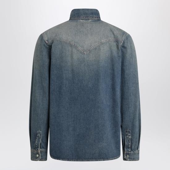 26SS 베르사체 데님 셔츠 10244791A17873 Blue - VERSACE