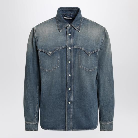 26SS 베르사체 데님 셔츠 10244791A17873 Blue