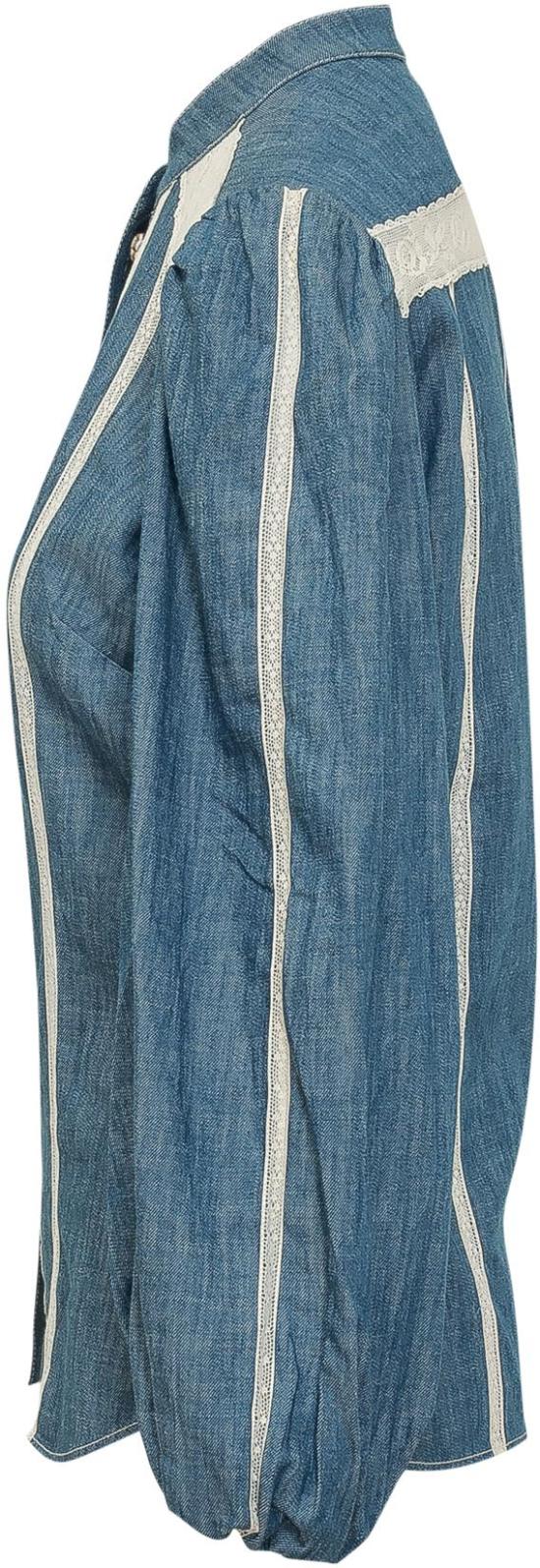 26SS 짐머만 블라우스 5604TRS261RWBLU BLUE - ZIMMERMANN