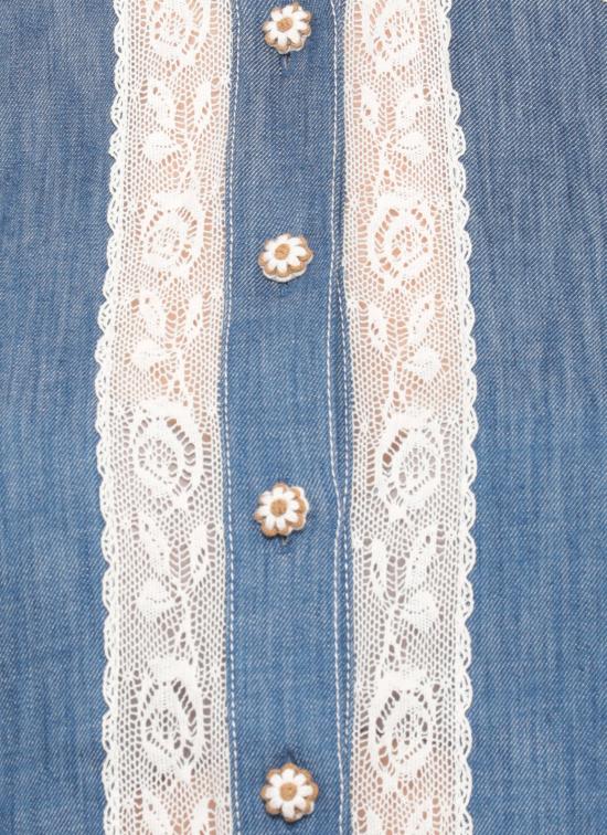 26SS 짐머만 블라우스 5604TRS261RWBLU BLUE - ZIMMERMANN