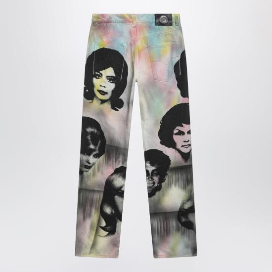 26SS 베르사체 스트레이트 팬츠 10246651A17961 Multicolor - VERSACE