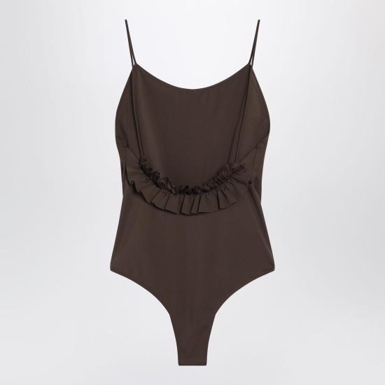 26SS 자크뮈스 카바나 러플 원피스 수영복 OPW00050AW00096 Brown - JACQUEMUS