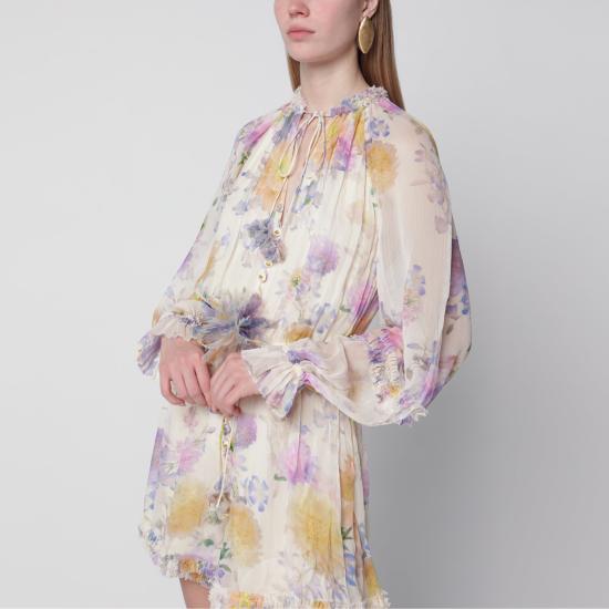 26SS 짐머만 숏 원피스 8154YS261VI White - ZIMMERMANN