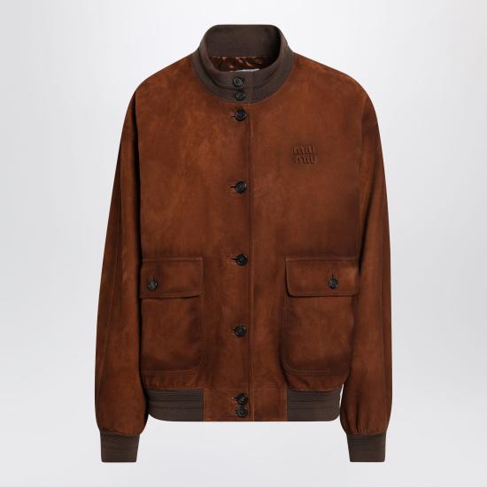 26SS 미우미우 무스탕 MPW012OOO19ML Brown