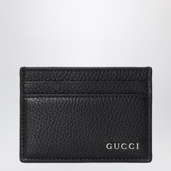 26SS 구찌 카드 케이스 로고 771157AABXM Black