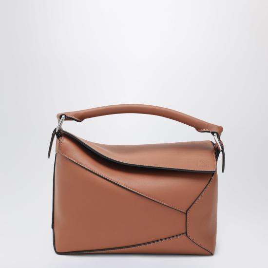 26FW 로에베 클래식 카프스킨 스몰 퍼즐 엣지백 A510P60XACLE Brown