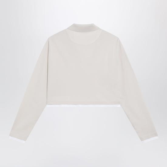 26FW 프라다 폴로 티셔츠 39683OOO1736 Beige - PRADA