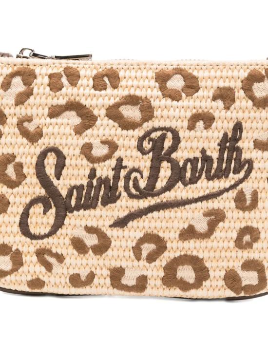 26SS 세인트바쓰 클러치/파우치 PARM002 00349L LEOPARD 18 EMB - MC2 SAINT BARTH