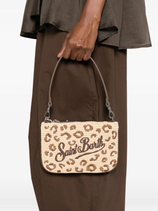 26SS 세인트바쓰 클러치/파우치 PARM002 00349L LEOPARD 18 EMB - MC2 SAINT BARTH