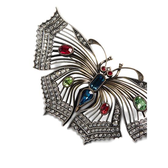 26SS 발렌티노 가라바니 브로치 8W0J0BT7YCW 3DQ SILVER BLUE - VALENTINO GARAVANI