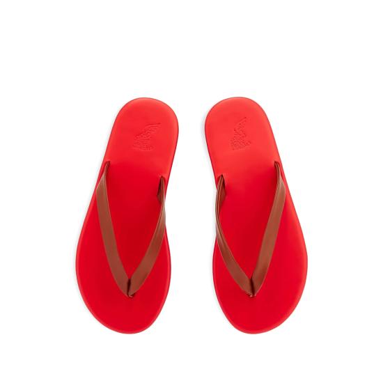 26SS 에이션트 그릭 뮬/슬리퍼 SAIONARA NAPPA CORED BROWN RED - ANCIENT GREEK