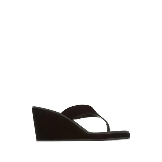 26SS 에이션트 그릭 뮬/슬리퍼 CHARYS WEDGE CROSTA BLACK