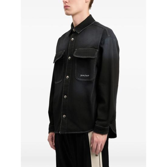 26SS 팜앤젤스 긴팔 셔츠 PMYD024S26 DEN001 1003 BLACK - PALM ANGELS