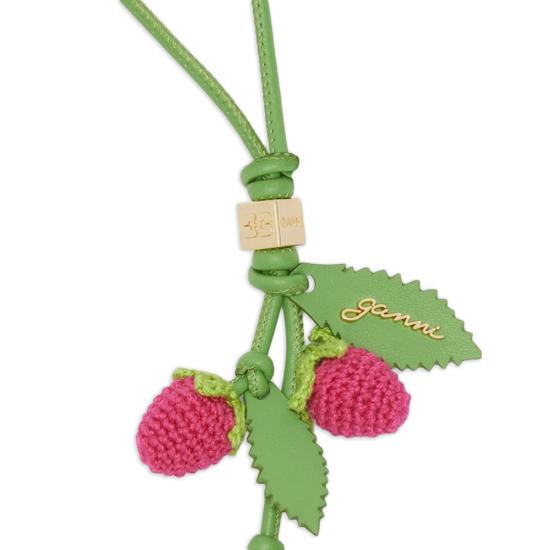 26SS 가니 키링 B3010283 ZZS GREEN PINK - GANNI