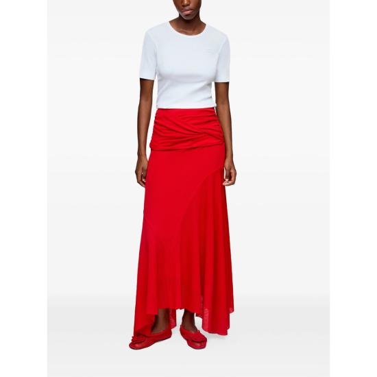 26SS 가니 롱 스커트 A1090212 06P RED - GANNI