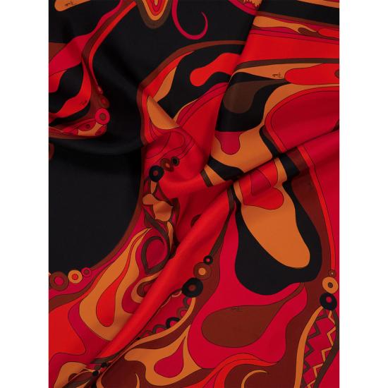 26SS 푸찌 머플러/스카프 6HGB43 6HC13 2 RED BLACK - PUCCI