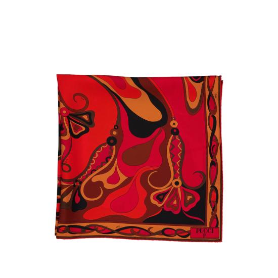 26SS 푸찌 머플러/스카프 6HGB43 6HC13 2 RED BLACK - PUCCI