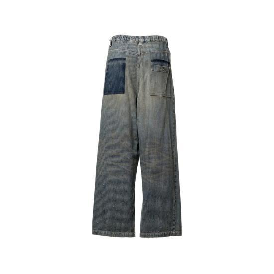 26SS 메종 미하라 야스히로 데님 팬츠 J16PT128 INDIG BLUE - MAISON MIHARA YASUHIRO