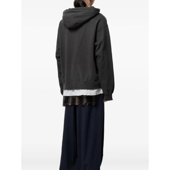 26SS 메종 미하라 야스히로 후드 티셔츠 J16HD751 BLACK GREY - MAISON MIHARA YASUHIRO