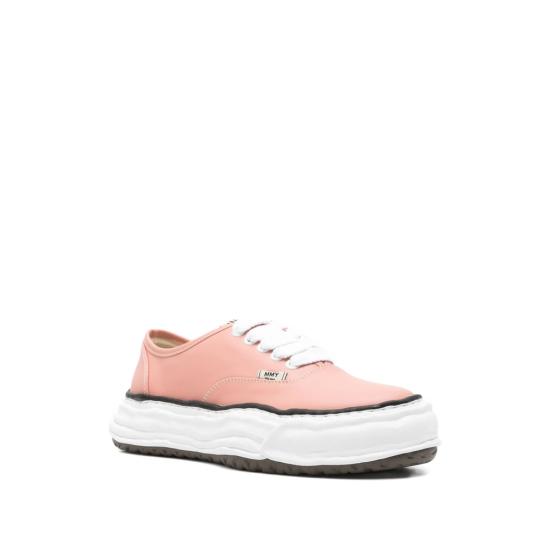 26SS 메종 미하라 야스히로 베이커 26 OG 솔 레더 로우탑 스니커즈 A16FW702 PINK - MAISON MIHARA YASUHIRO