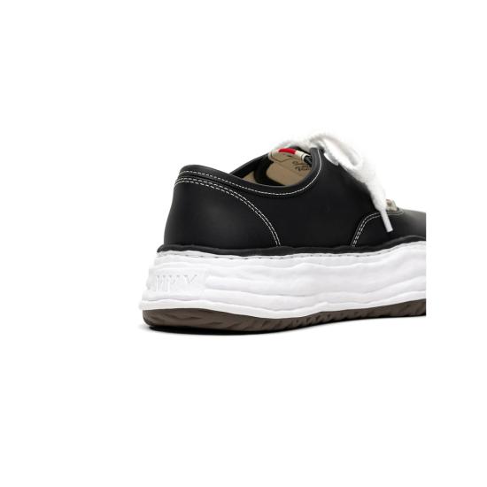 26SS 메종 미하라 야스히로 베이커 26 OG 솔 레더 로우탑 스니커즈 A16FW702 BLACK - MAISON MIHARA YASUHIRO