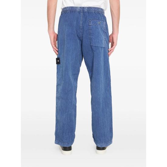 26SS 스톤 아일랜드 스트레이트 팬츠 143100001 S0J19 V0021 BLUE - STONE ISLAND