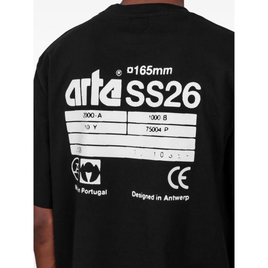 26SS 아르떼 앤트워프 반팔 티셔츠 103T 1 BLACK - ARTE ANTWERP
