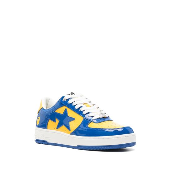 26SS 베이프 스니커즈 001FWM301325M BLUE BLUE YELLOW - BAPE
