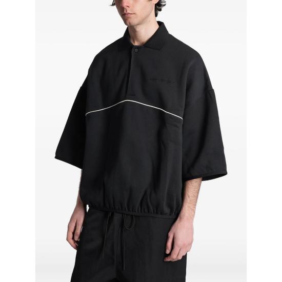 26FW 피어오브갓 폴로 티셔츠 192SP264301F VIBLK BLACK - FEAR OF GOD