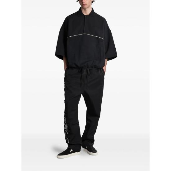 26FW 피어오브갓 폴로 티셔츠 192SP264301F VIBLK BLACK - FEAR OF GOD