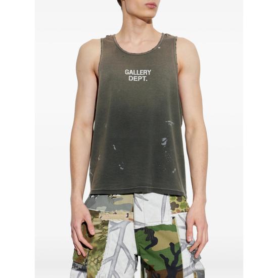 26FW 갤러리 디파트먼트 민소매 티셔츠 TOP006 SUFBK GREY - GALLERY DEPT