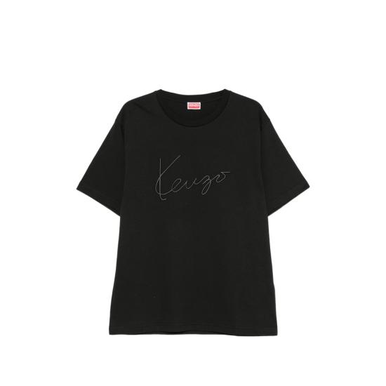 26FW 겐조 반팔 티셔츠 FG65TS2864SG 99J BLACK