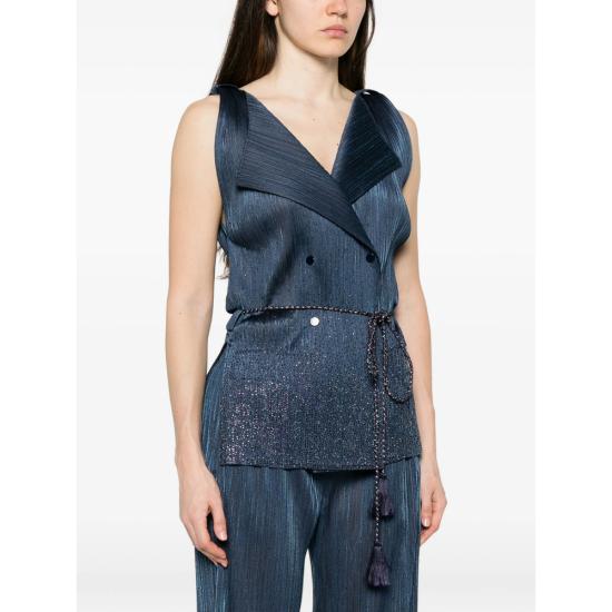 26SS 조르지오 아르마니 민소매 티셔츠 AF25067 GW003791 FB018 BLUE - GIORGIO ARMANI