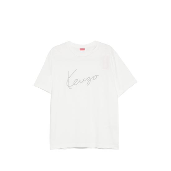 26FW 겐조 반팔 티셔츠 FG65TS2864SG 02 WHITE
