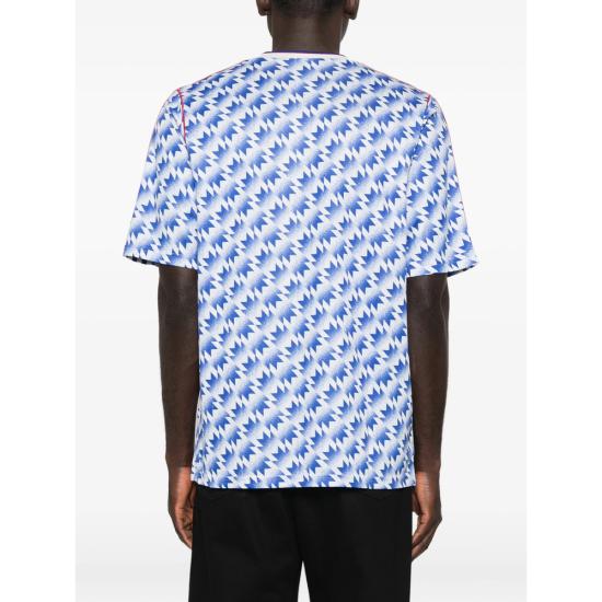 26SS 아디다스 반팔 티셔츠 JM5495 WHITE BLUE - ADIDAS