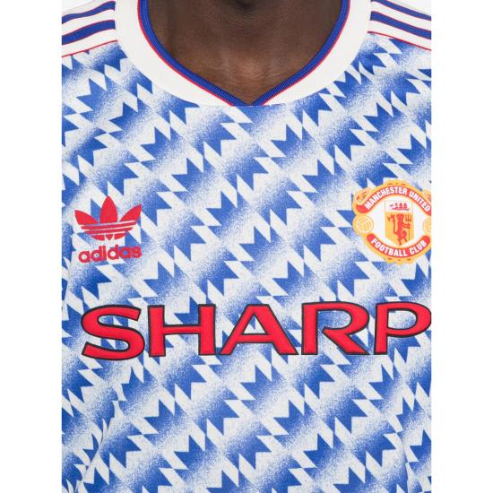 26SS 아디다스 반팔 티셔츠 JM5495 WHITE BLUE - ADIDAS