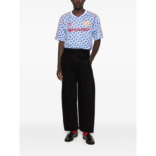 26SS 아디다스 반팔 티셔츠 JM5495 WHITE BLUE - ADIDAS